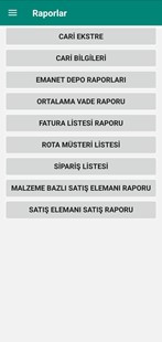 Mobil Saha Satış ekran 3